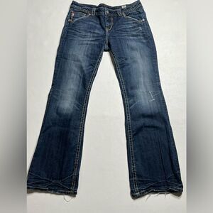 MEK| Slight Factory Distressed New Mazatlan Boot Cut Denim Jeans